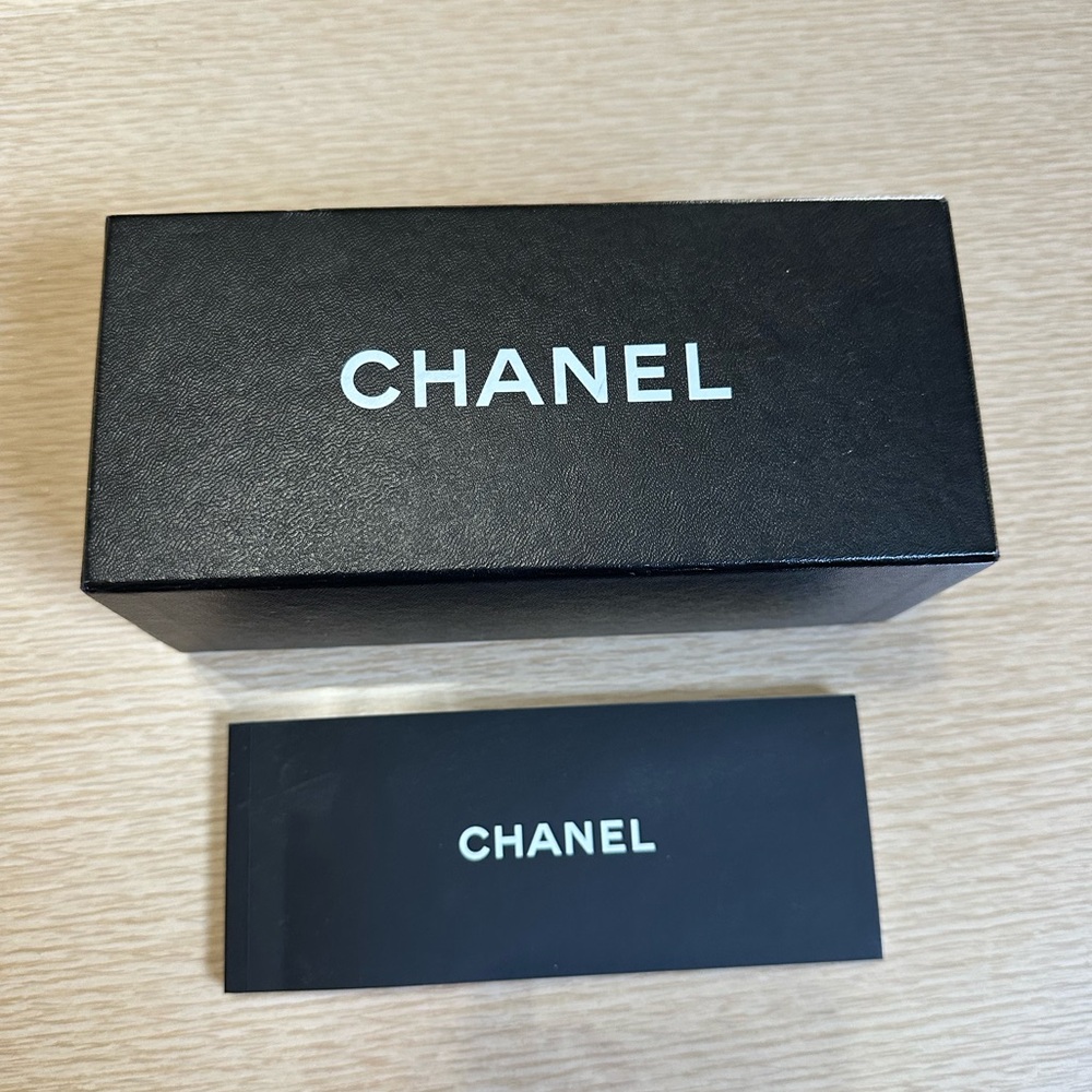 Chanel Black Box with Logo for Sunglasses,Great condition, instructions included